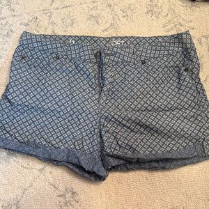 LOFT Blue Patterned Women's Shorts